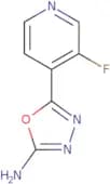 5-(3-Fluoro-4-pyridinyl)-1,3,4-oxadiazol-2-amine