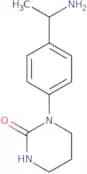 1-[4-(1-Aminoethyl)phenyl]-1,3-diazinan-2-one