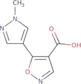 5-(1-Methyl-1H-pyrazol-4-yl)-1,2-oxazole-4-carboxylic acid