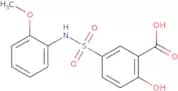 2-Hydroxy-5-[(2-methoxyphenyl)sulfamoyl]benzoic acid