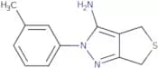 2-(3-Methylphenyl)-2H,4H,6H-thieno[3,4-c]pyrazol-3-amine