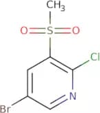 5-Bromo-2-chloro-3-(methylsulfonyl)pyridine
