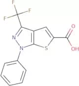 1-Phenyl-3-(trifluoromethyl)-1H-thieno[2,3-c]pyrazole-5-carboxylic acid