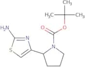 tert-Butyl (2S)-2-(2-amino-1,3-thiazol-4-yl)pyrrolidine-1-carboxylate