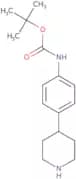 tert-Butyl N-[4-(piperidin-4-yl)phenyl]carbamate