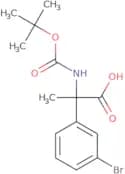 2-(3-Bromophenyl)-2-{[(tert-butoxy)carbonyl]amino}propanoic acid
