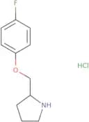 (2S)-2-[(4-Fluorophenoxy)methyl]pyrrolidine hydrochloride