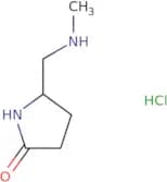 (5S)-5-[(Methylamino)methyl]pyrrolidin-2-one hydrochloride