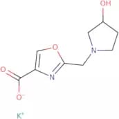 Potassium 2-{[(3S)-3-hydroxypyrrolidin-1-yl]methyl}-1,3-oxazole-4-carboxylate