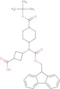 rac-(1S,3S)-3-({1-[(tert-Butoxy)carbonyl]piperidin-4-yl}({[(9H-fluoren-9-yl)methoxy]carbonyl})amin…