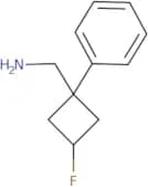 rac-[(1R,3R)-3-Fluoro-1-phenylcyclobutyl]methanamine
