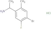 (1R)-1-(4-Bromo-5-fluoro-2-methylphenyl)ethan-1-amine hydrochloride