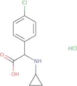 2-(4-Chlorophenyl)-2-(cyclopropylamino)acetic acid hydrochloride