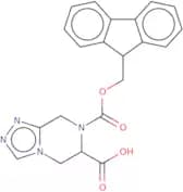 7-{[(9H-Fluoren-9-yl)methoxy]carbonyl}-5H,6H,7H,8H-[1,2,4]triazolo[4,3-a]pyrazine-6-carboxylic acid