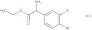 Ethyl 2-amino-2-(4-bromo-3-chlorophenyl)acetate hydrochloride