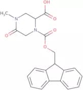 1-{[(9H-Fluoren-9-yl)methoxy]carbonyl}-4-methyl-5-oxopiperazine-2-carboxylic acid