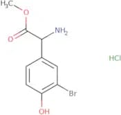 Methyl 2-amino-2-(3-bromo-4-hydroxyphenyl)acetate hydrochloride