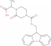 2-(4-{[(9H-Fluoren-9-yl)methoxy]carbonyl}-2-oxopiperazin-1-yl)propanoic acid