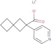 2-(pyridin-4-yl)spiro[3.3]heptane-2-carboxylate lithium (I)