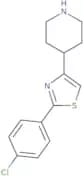 4-[2-(4-Chlorophenyl)-1,3-thiazol-4-yl]piperidine