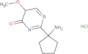 2-(1-Aminocyclopentyl)-5-methoxy-3,4-dihydropyrimidin-4-one hydrochloride