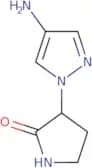 3-(4-Amino-1H-pyrazol-1-yl)pyrrolidin-2-one