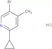 5-Bromo-2-cyclopropyl-4-methylpyridine hydrochloride