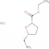 rac-Ethyl (2R,5S)-5-(aminomethyl)oxolane-2-carboxylate hydrochloride