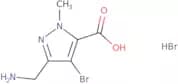 3-(Aminomethyl)-4-bromo-1-methyl-1H-pyrazole-5-carboxylic acid hydrobromide