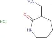 3-(Aminomethyl)azepan-2-one hydrochloride