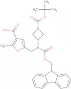 5-[({1-[(tert-Butoxy)carbonyl]azetidin-3-yl}({[(9H-fluoren-9-yl)methoxy]carbonyl})amino)methyl]-2-…