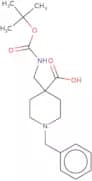 1-Benzyl-4-({[(tert-butoxy)carbonyl]amino}methyl)piperidine-4-carboxylic acid