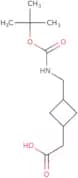2-[3-({[(tert-Butoxy)carbonyl]amino}methyl)cyclobutyl]acetic acid