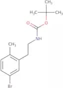tert-Butyl N-[2-(5-bromo-2-methylphenyl)ethyl]carbamate