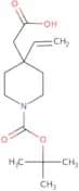 2-{1-[(tert-Butoxy)carbonyl]-4-ethenylpiperidin-4-yl}acetic acid