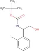 tert-Butyl N-[2-hydroxy-1-(2-iodophenyl)ethyl]carbamate