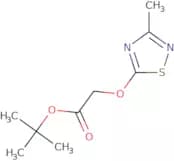 tert-Butyl 2-[(3-methyl-1,2,4-thiadiazol-5-yl)oxy]acetate