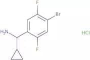 (4-Bromo-2,5-difluorophenyl)(cyclopropyl)methanamine hydrochloride