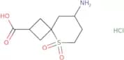 8-Amino-5-thiaspiro[3.5]nonane-2-carboxylic acid 5,5-dioxide hydrochloride