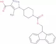 1-(1-{[(9H-Fluoren-9-yl)methoxy]carbonyl}piperidin-4-yl)-5-methyl-1H-1,2,3-triazole-4-carboxylic a…