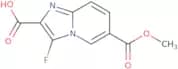 3-Fluoro-6-(methoxycarbonyl)imidazo[1,2-a]pyridine-2-carboxylic acid
