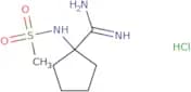 1-Methanesulfonamidocyclopentane-1-carboximidamide hydrochloride