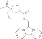 1-{[(9H-Fluoren-9-yl)methoxy]carbonyl}-3-methoxypyrrolidine-3-carboxylic acid