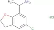 1-(5-Chloro-2,3-dihydro-1-benzofuran-7-yl)ethan-1-amine hydrochloride