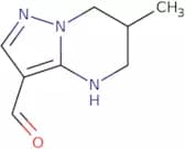 6-Methyl-4H,5H,6H,7H-pyrazolo[1,5-a]pyrimidine-3-carbaldehyde