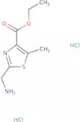 Ethyl 2-(aminomethyl)-5-methyl-1,3-thiazole-4-carboxylate dihydrochloride