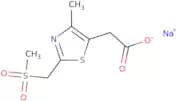 Sodium 2-[2-(methanesulfonylmethyl)-4-methyl-1,3-thiazol-5-yl]acetate