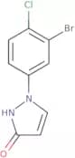 1-(3-Bromo-4-chlorophenyl)-2,3-dihydro-1H-pyrazol-3-one