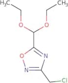 3-(Chloromethyl)-5-(diethoxymethyl)-1,2,4-oxadiazole