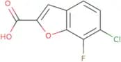 6-Chloro-7-fluoro-1-benzofuran-2-carboxylic acid
